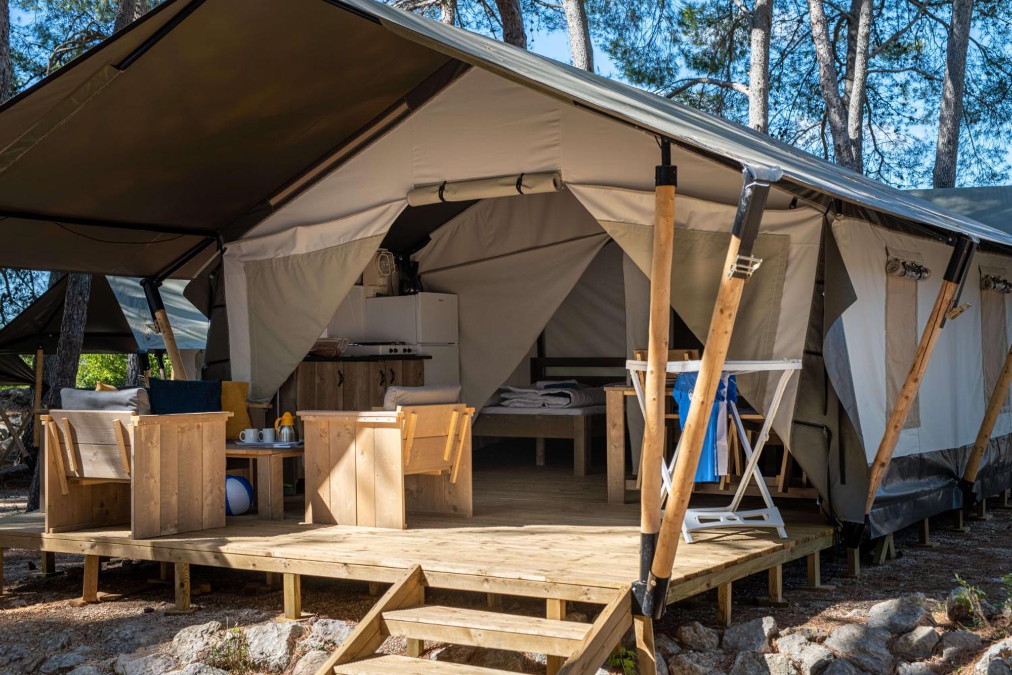 Easyatent Safari Tent Lanterna Cervar-Porat Bilik gambar