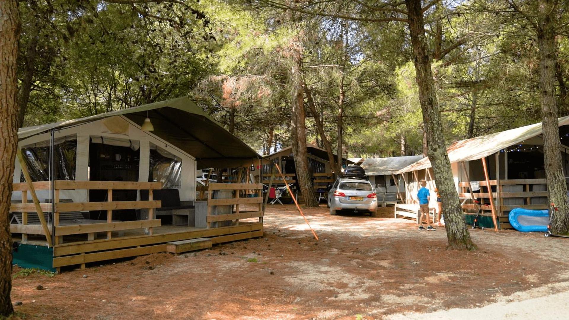Easyatent Safari Tent Lanterna Cervar-Porat Bilik gambar