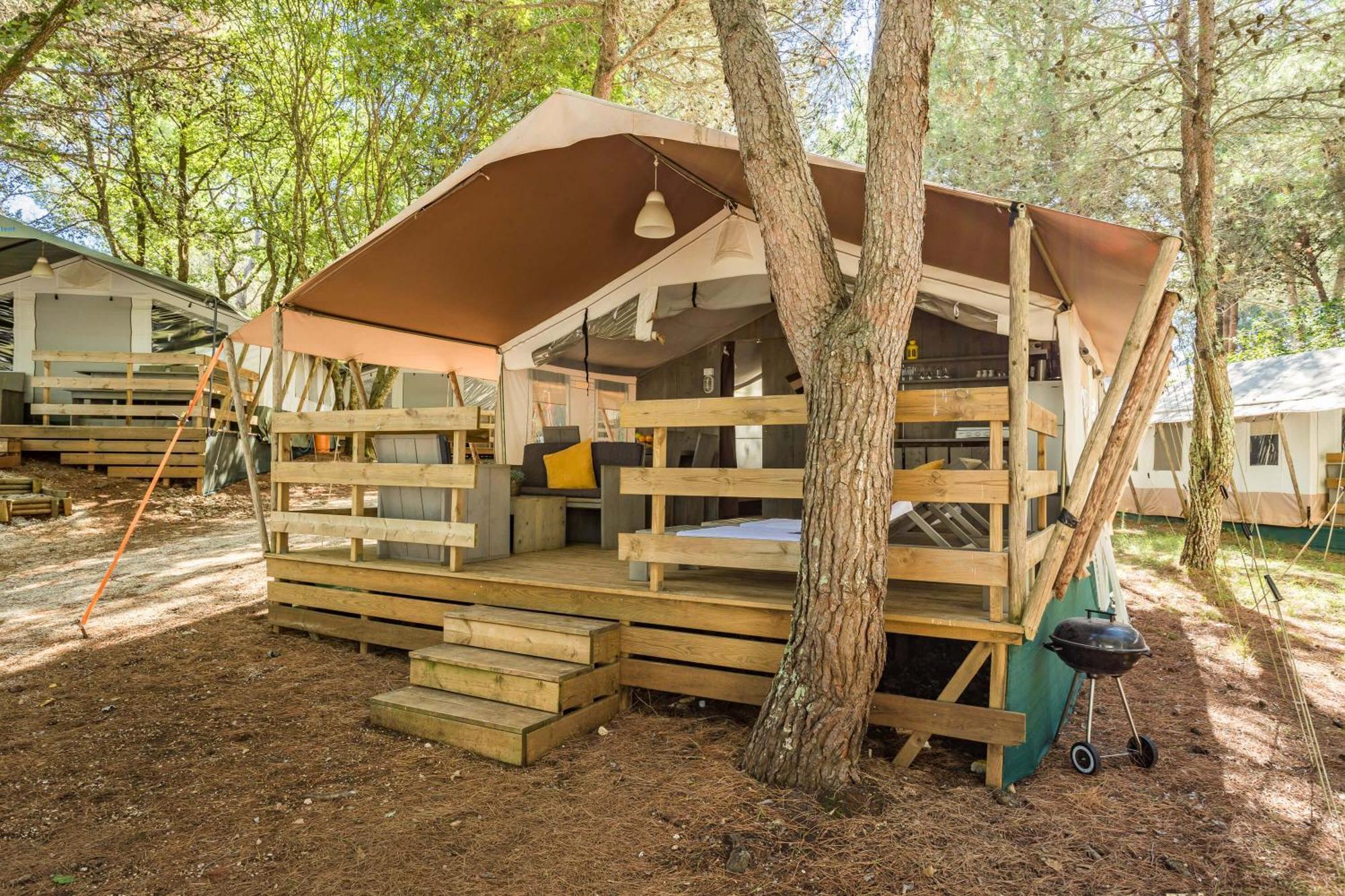 Easyatent Safari Tent Lanterna Cervar-Porat Bilik gambar