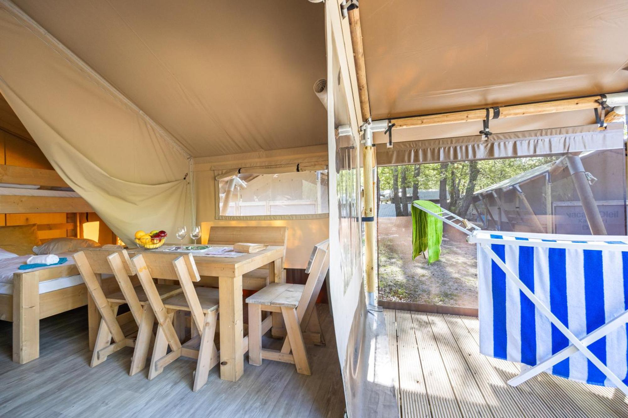 Easyatent Safari Tent Lanterna Cervar-Porat Bilik gambar