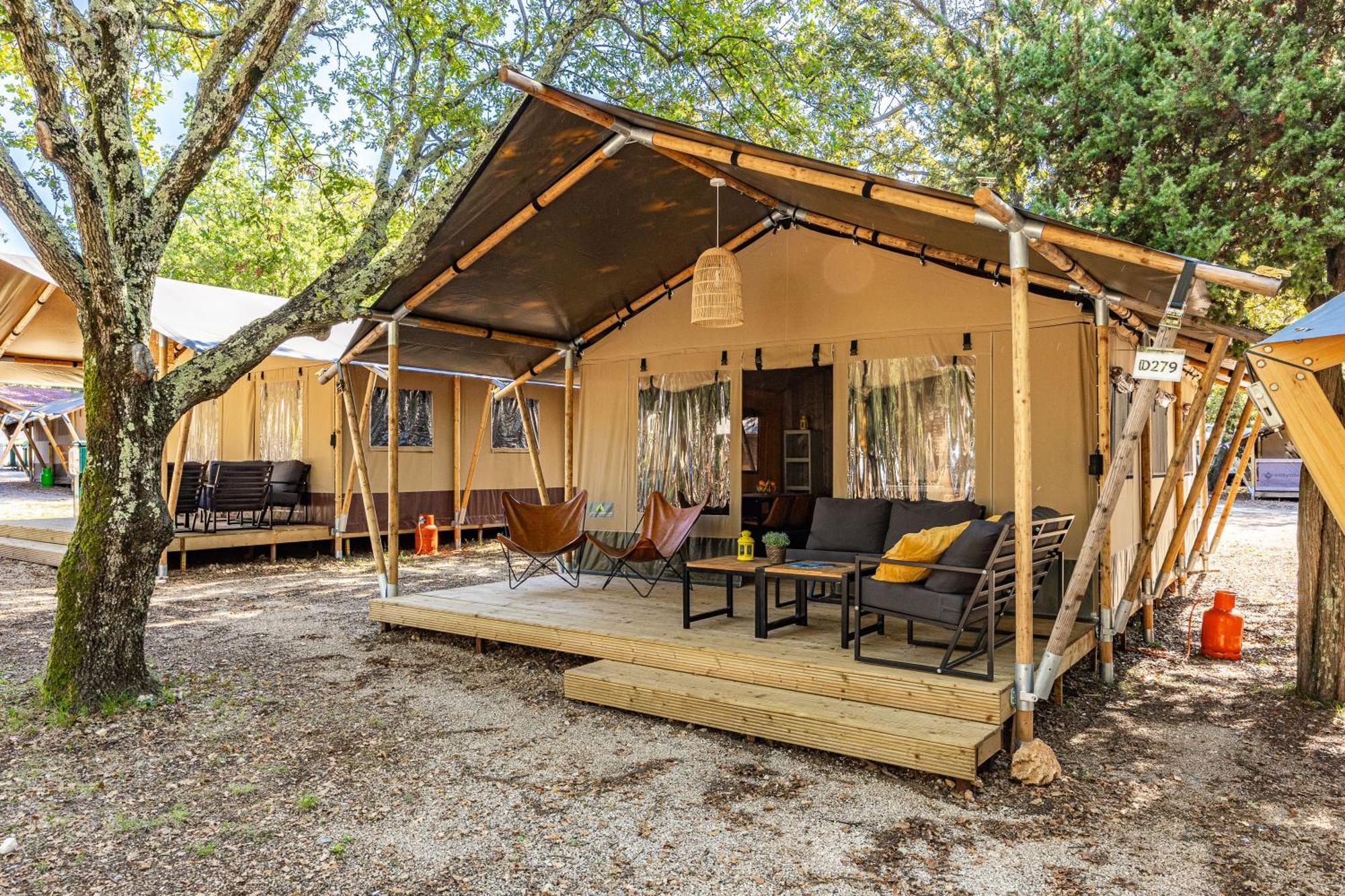 Easyatent Safari Tent Lanterna Cervar-Porat Bilik gambar
