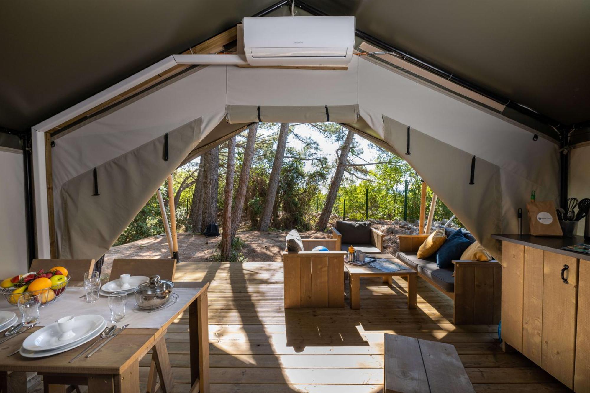 Easyatent Safari Tent Lanterna Cervar-Porat Bilik gambar